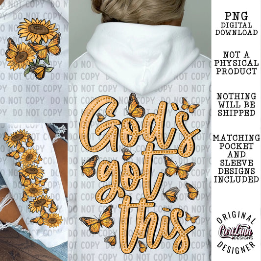 God's Got This - Bundle, PNG Digital Download for Sublimation, DTF, DTG