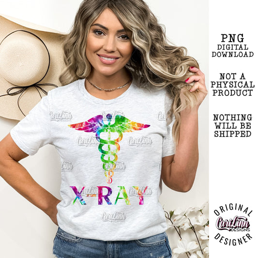 Xray Tech, Radiology, PNG Digital Download for Sublimation, DTF, DTG